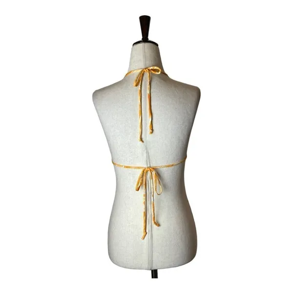 Naked Wardrobe Orange‎ Dreamsicle Two Piece Brazilian String Bikini Set Size L - Image 5