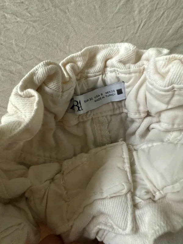 Zara white pants jogger - Image 2