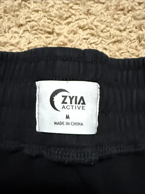 Zyia Jogger Retreat Wide Leg High Rise Athleisure Lounge Y2K Comfort Medium - Image 3