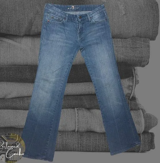 "A" Pocket Boot Cut Jeans - Size 28 - Image 12