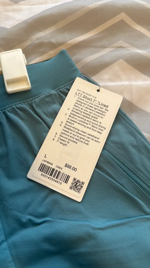 Lululemon men’s LTT short 7” lined  - Image 3