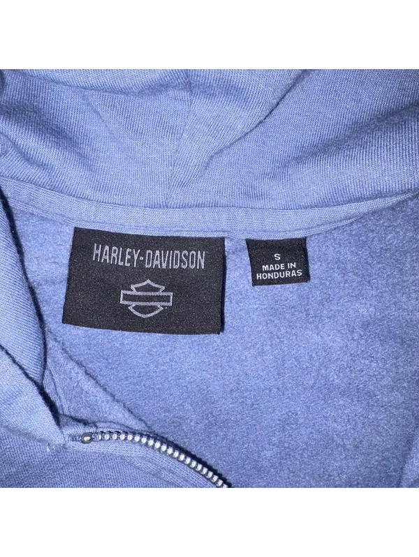 Harley-Davidson Wounded Warrior Project Woman’s Small Blue Hoodie Sweatshirt - Image 5