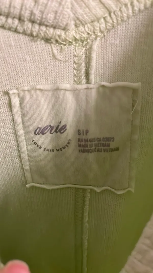 aerie ribbed green sweater  - Image 6