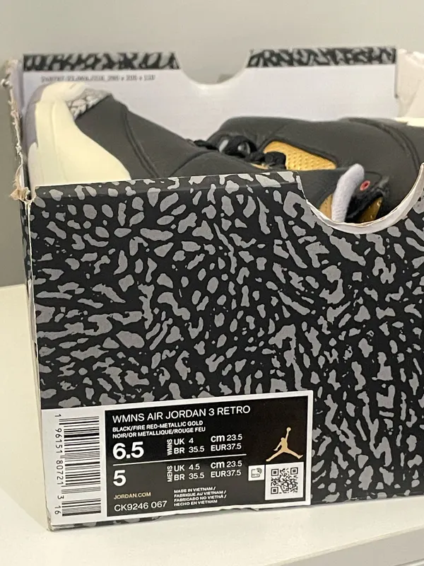 Air Jordan 3 Retro Sport Renaissance W-6.5/M-5 - Image 7