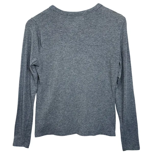 Abercrombie & Fitch The A&F Lounge Collection Gray Long Sleeve Tee Shirt Size M - Image 3