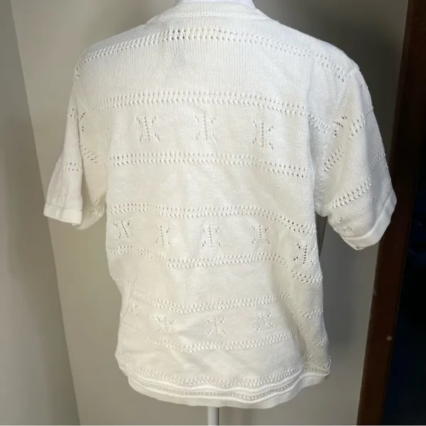 Vintage Northern Reflections Floral Embroidered Cardigan Cottagecore‎ Sweater M - Image 6