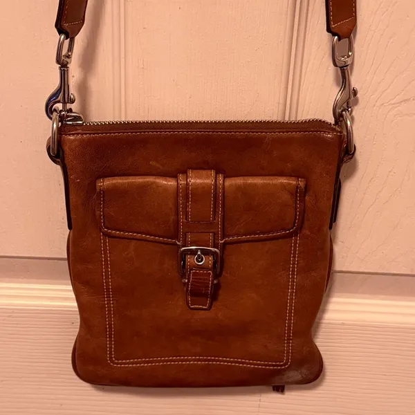 Coach Brown Leather Purse - Image 2