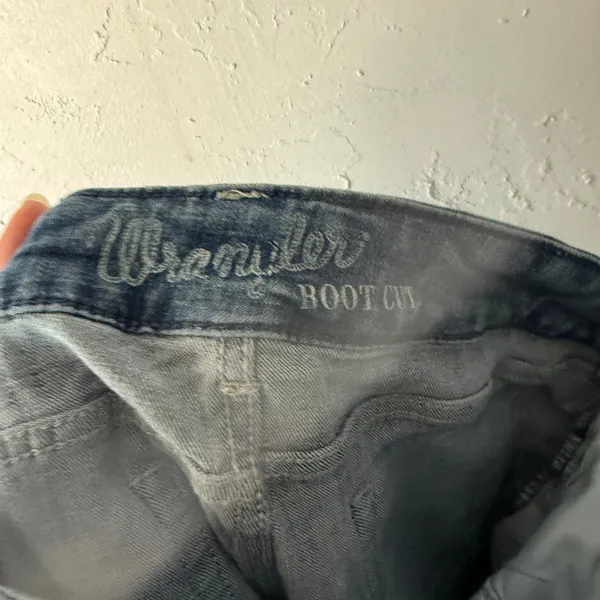 Wrangler Womens Bootcut Jeans Medium Wash Size 5x34‎ Western Cowboy Mid Rise - Image 9