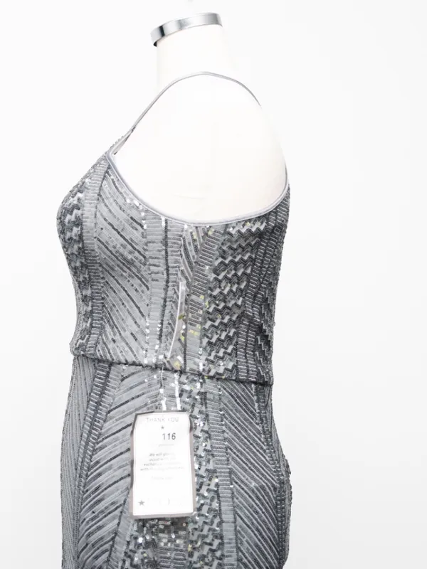 Alex & Eve by Alex Evenings - Sequin Halter Gown - Image 9