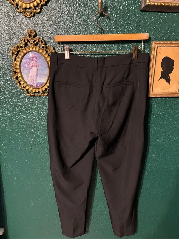 Banana Republic Black Sculpted Ankle Pants Sz 6 Petite - Image 2