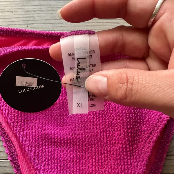 Lulus Magenta Swim Bottoms - Image 5