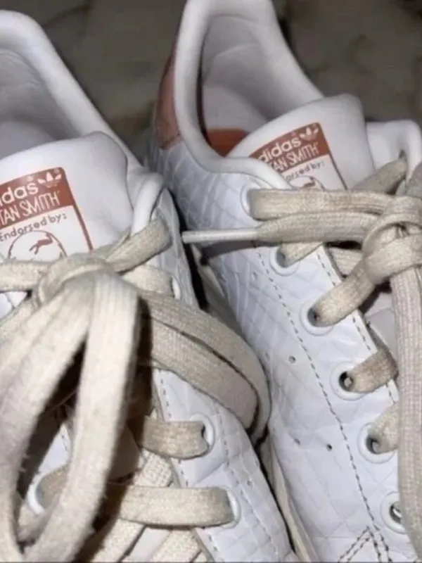 adidas Women's White Stan Smith Sneakers - Image 5