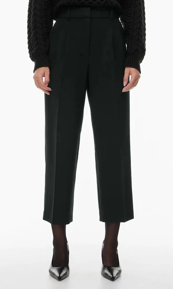 Aritzia Wilfred The Effortless Pant™ Cropped Cropped high-waisted wide-leg pants - Image 4