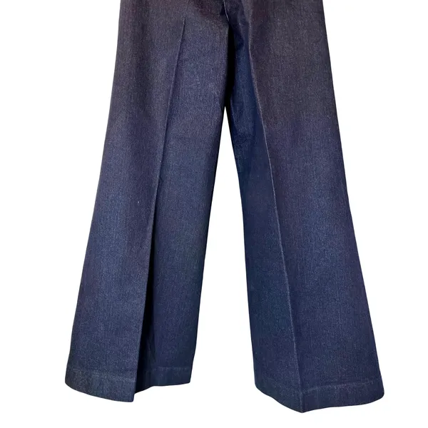 MP Piombo Wide Leg Womens Jeans in Blue size 2 - Image 9