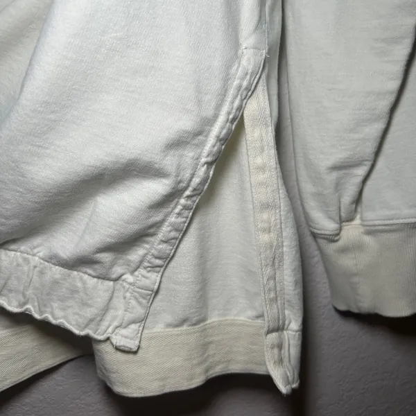 Aerie Womens Light Green Oversized Cotton French Terry Hoodie Sweatshirt S - Image 5
