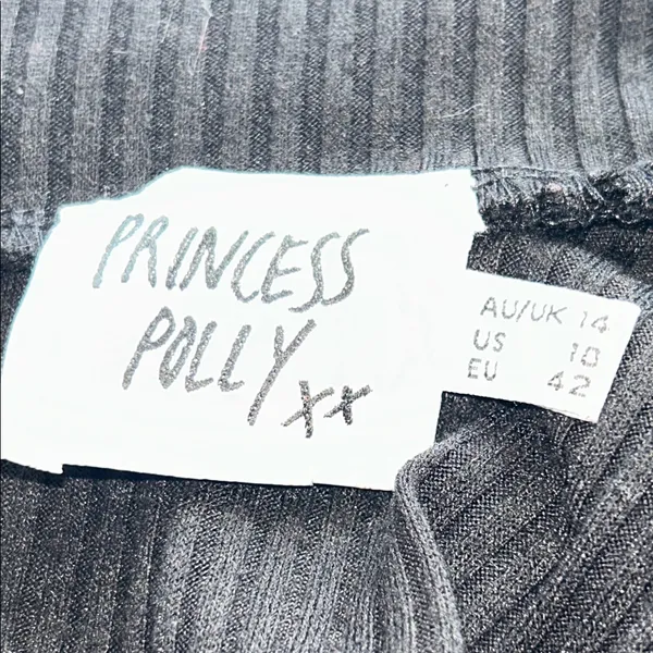 Princess Polly Black Long Sleeve Dress - Image 6