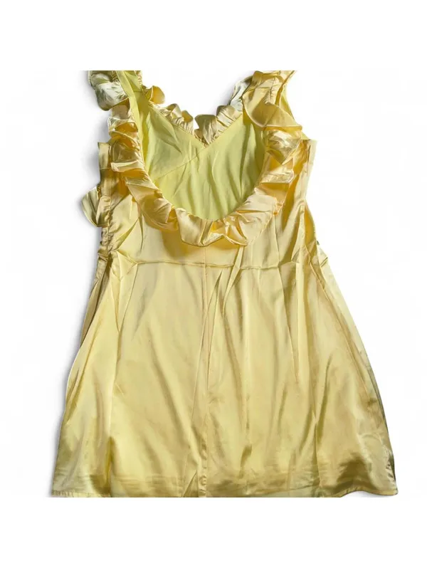 Finesse Matilda Yellow Mini Dress Size M - Image 6