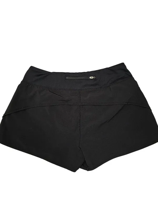 Reel Legends Womens Black Activewear Shorts With Back Zipper Pocket Size Large - Image 2