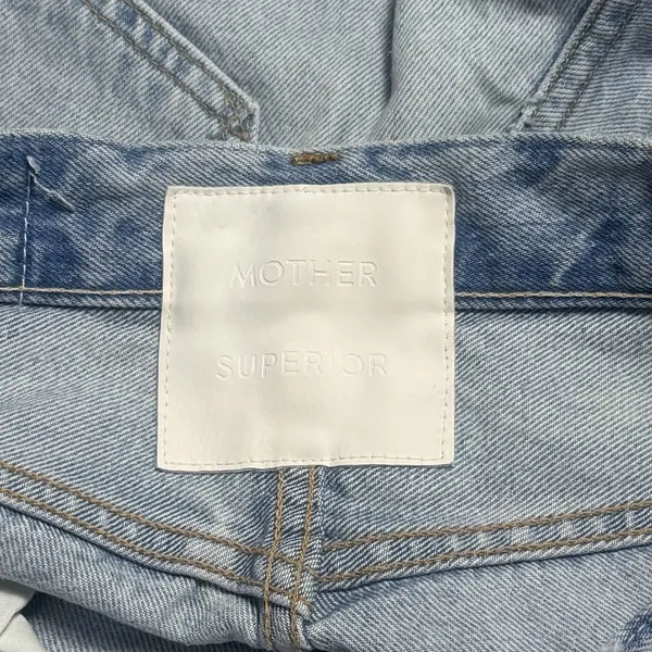 Mother Superior High Waisted Hiker Hover Jeans Lightwash Capsule Comfort 25 - Image 10