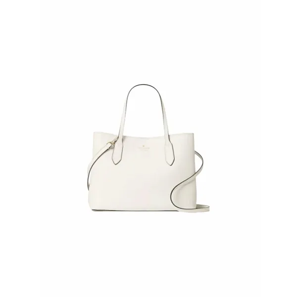 Kate Spade Harper Satchel Parchment Pebbled Leather Crossbody Tote Shoulder Bag - Image 13