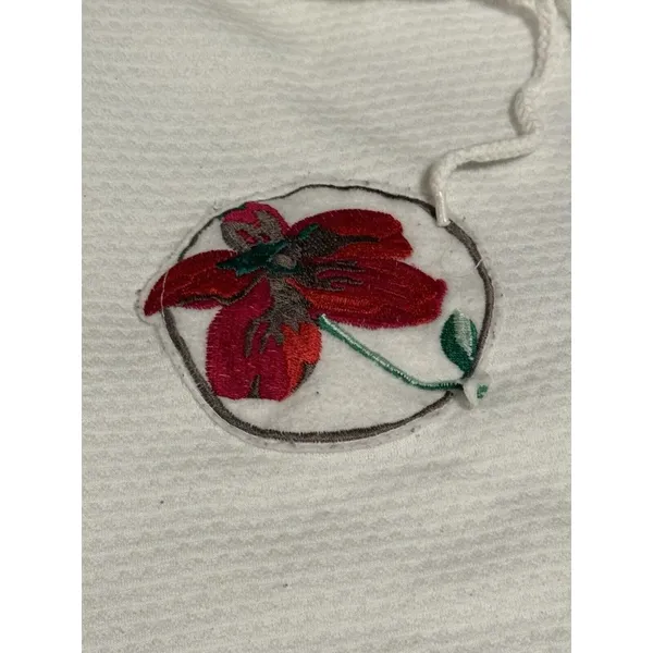 Gina Peters Grandamacore Sweater Vest‎ Women Medium Cardigan Hooded Floral Snap - Image 6
