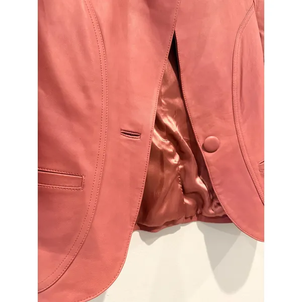 Arden B Y2K Faux Leather Blazer M - Image 5