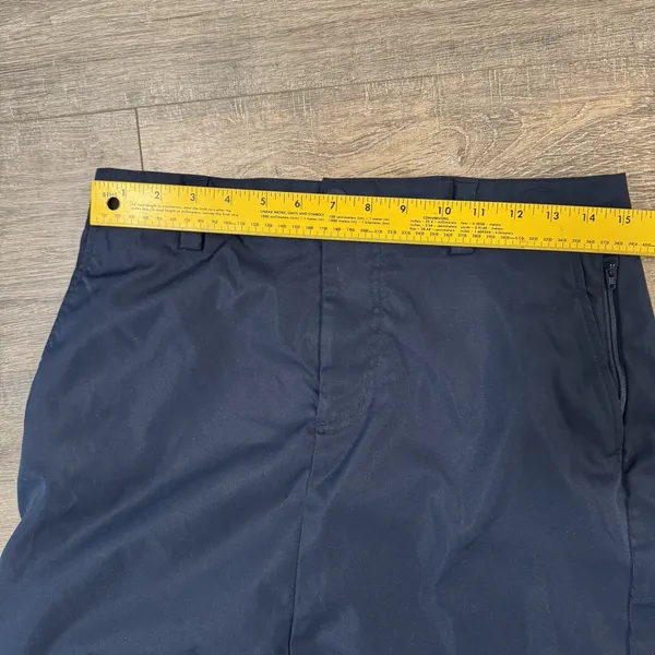 Lands‎ End Women’s Navy Blue Size 8 Short Uniform Skort Skirt Back Pleat Pockets - Image 7