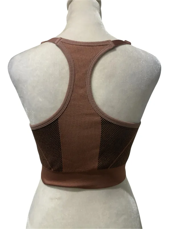 Auden Nursing Maternity Seamless Racerback Wireless Bralette - Dusty Rose Pink - Image 10