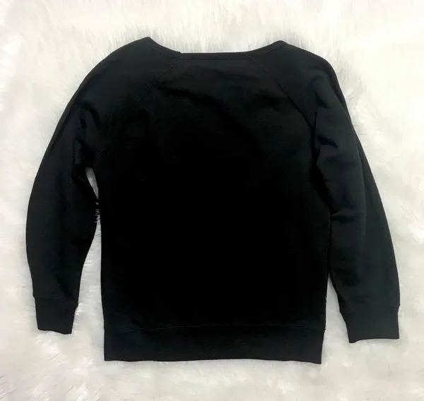 “I am Freaking Cold” Black Sweatshirt-White lettering-long sleeves-GUC-Sz Med. - Image 2