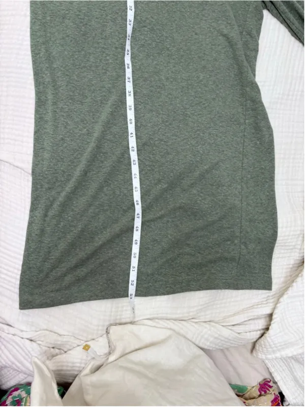 Women's FP Beach Green Short Sleeve Jumpsuit XS Oversized Linen blend - Image 8