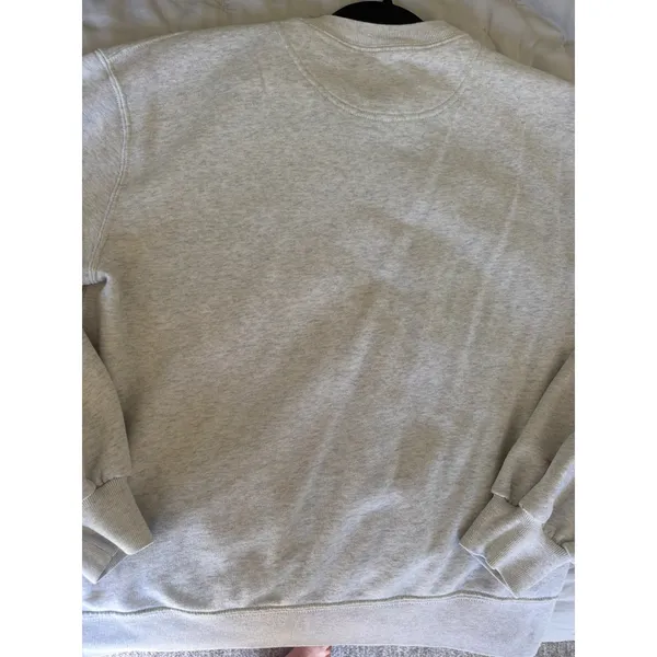 Abercrombie & Fitch Womens Hamptons Social Club Graphic Sweatshirt Gray Medium - Image 5