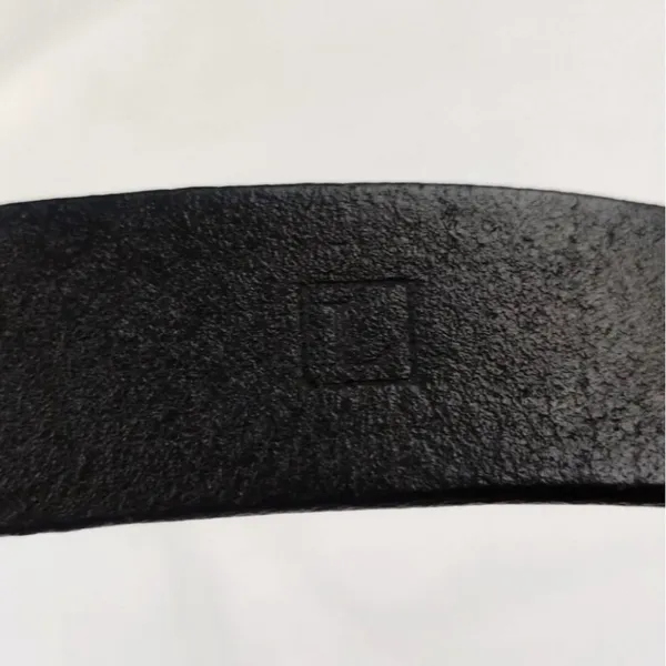 BT3040001 Women's Black Genuine Leather Belt Sz L SKU 3843 - Image 8