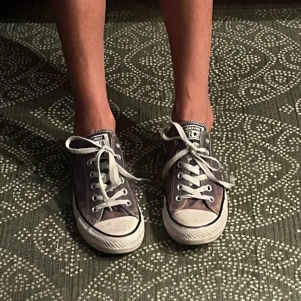Converse All Star Vintage faded blue Woman’s 9 - Image 5