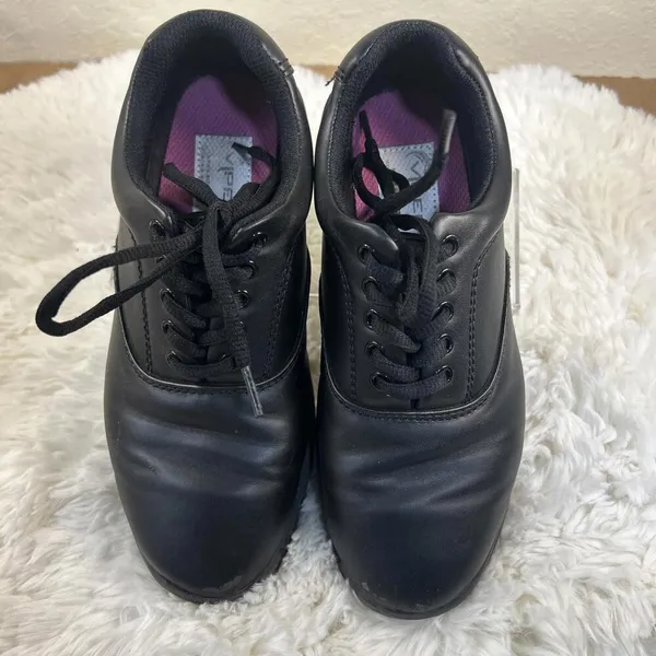 VIPER Shoes Unisex Band Oxford Black Toe Lace Up Casual W7M5 - Image 5