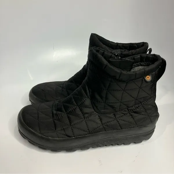 Bogs Rebound Bloom Snowday‎ ll short boots size 7 Black - Image 2