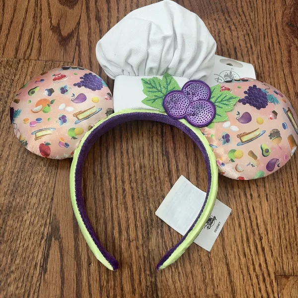 2023 Disney California Adventure Food & Wine Festival Minnie Mouse Ears Headband - Image 3