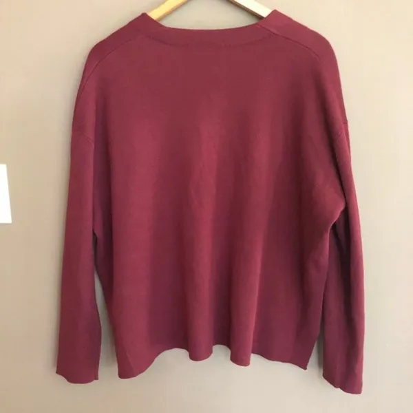 NWT Michael Stars Milano V Neck Dolman Sweater‎ M - Image 11