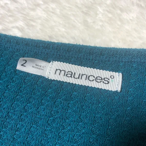Maurice’s Plus Blue Knit Henley Top - Image 11