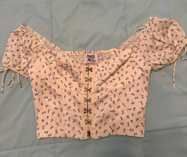 Princess Polly Floral Crop Top - Image 3
