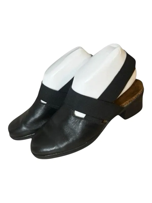 Naot Brown Leather Women Shoes Size EU 38 (US 7.5) Pumps Slip - Image 2