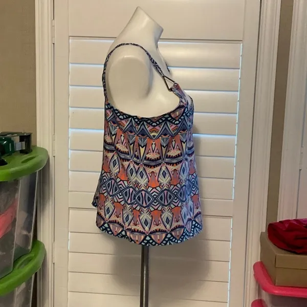 Derek Heart Multicolor Aztec Print Camisole - Image 2