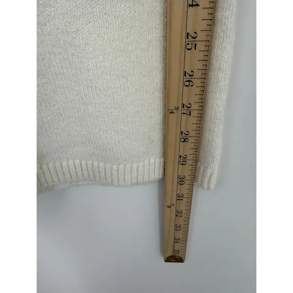 Haven Well Within Organic Cotton Pintuck Wide Leg Sweater Knit Lounge Pants S - Image 8