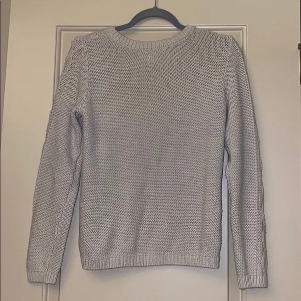 H&M Cream Knit Sweater Women's Small - Image 4