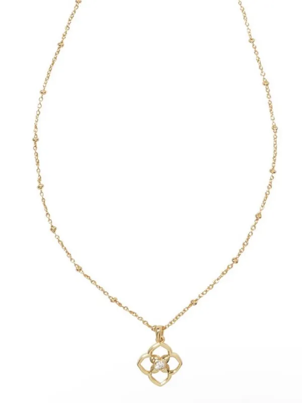 Kendra Scott Iris 14K Gold Over Brass Pendant Necklace - Image 4