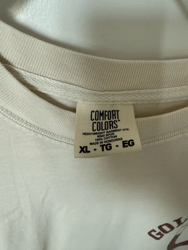 Goldford Comfort Colors Tee XL Cream - Image 2