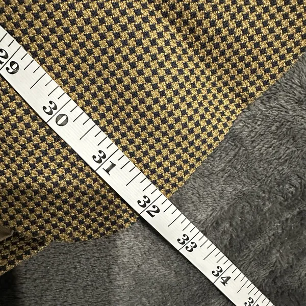 Lubiam Blazer Sports Coat Jacket Men's 50R Wool/Silk Plaid‎ Made In Italy - Image 5
