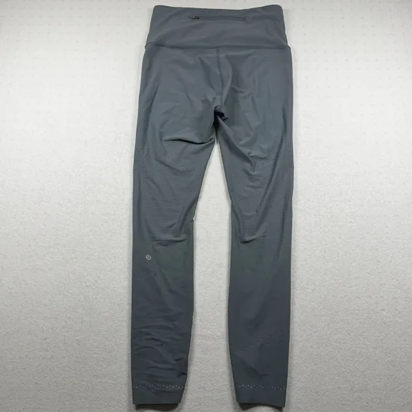 Lululemon Zoned In Tight Leggings Women’s Size 10 Blue Charcoal High Rise - Image 2