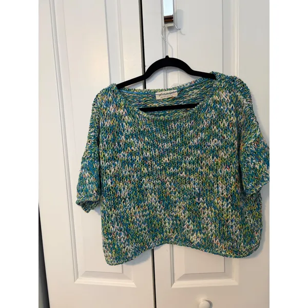 Free People Women's Mezcal Sweater Tee Rainforest NWT‎ Medium - Image 3