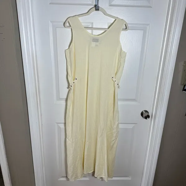 Vintage FLAX Jeanne Engelhart Linen Maxi Dress Small Lagenlook‎ - Image 8