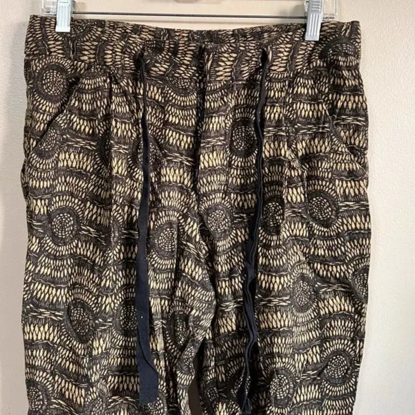 Free People size 8‎ stretchy brown and black pants - Image 2